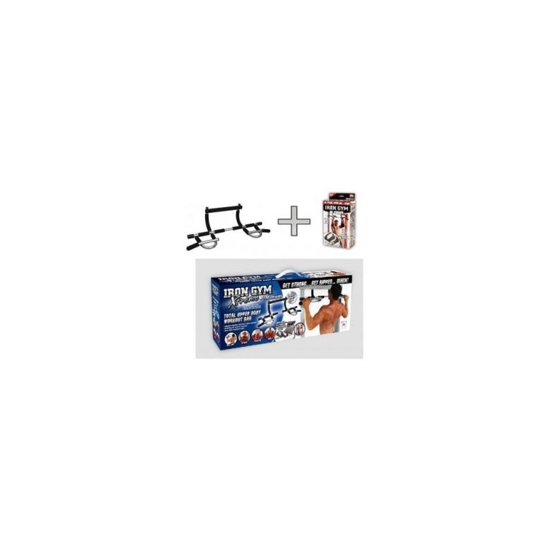 Iron Gym Xtreme Multifuncional 5 en 1 Abdomen Pecho Brazo Hombro IRONGYM04-Negro