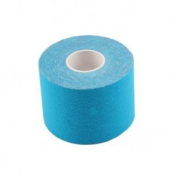 1 rollo de 5cm x 5m Kinesiología Deportes elástico Cinta Dolor muscular Atención Terapéutica (Azul claro)