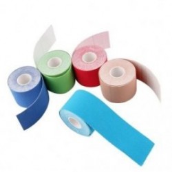 1 rollo de 5cm x 5m Kinesiología Deportes elástico Cinta Dolor muscular Atención Terapéutica (Verde) EH