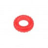 ELENXS Grip Strength anillo de dedo Círculo Socorro Masaje muñeca de mano de goma elástica fitness Deportes Soft Red
