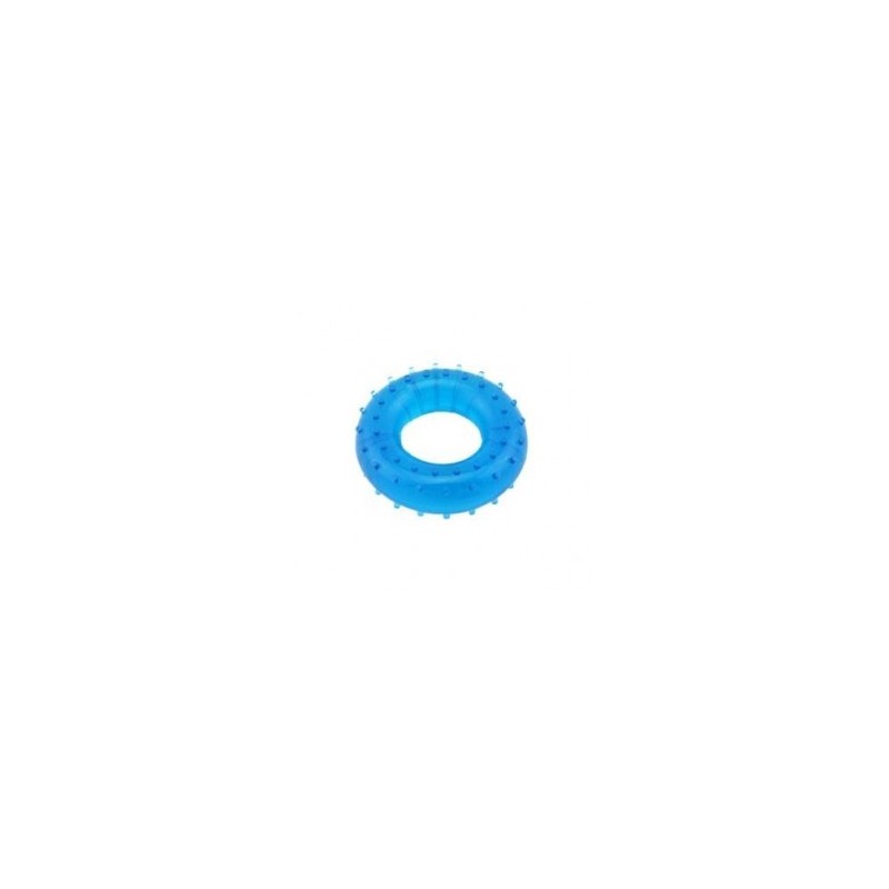 ELENXS Grip Strength anillo de dedo Círculo Socorro Masaje muñeca de mano de goma elástica fitness Deportes azul suave