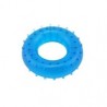 ELENXS Grip Strength anillo de dedo Círculo Socorro Masaje muñeca de mano de goma elástica fitness Deportes azul suave