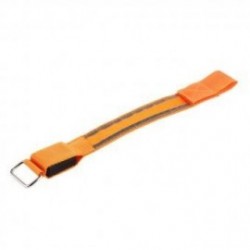 Brazalete Deportes Bike Seguridad LED reflectante correa de la empuñadura Snap Wrap Shine Brazalete Color naranja