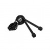 CUERDA DE SALTAR COMBA SALTADOR PVC MANGOS PP NEGRO DEPORTE Xmas Christmas la Navidad