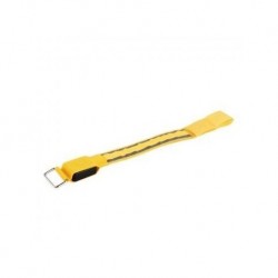 Brazalete Deportes Bike Seguridad LED reflectante correa de la empuñadura Snap Wrap Shine Brazalete Amarillo