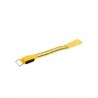 Brazalete Deportes Bike Seguridad LED reflectante correa de la empuñadura Snap Wrap Shine Brazalete Amarillo