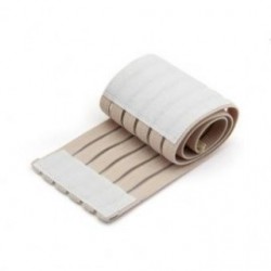 Muñequera Elástica Algodón Goma Sintética Fibra Deporte Protección Velcro Beige Xmas Christmas la Navidad
