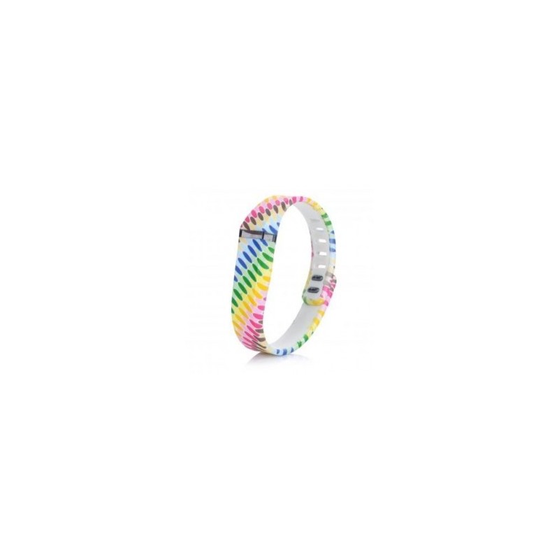 Sustitución de TPE grandes deportes + TPU Mu?equera w/ broche a Flex Fitbit Pulsera Inteligente - Multicolor