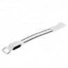 Brazalete Deportes Bike Seguridad LED reflectante correa de la empuñadura Snap Wrap Shine Brazalete Color blanco
