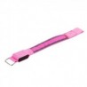 Brazalete Deportes Bike Seguridad LED reflectante correa de la empuñadura Snap Wrap Shine Brazalete Rosa