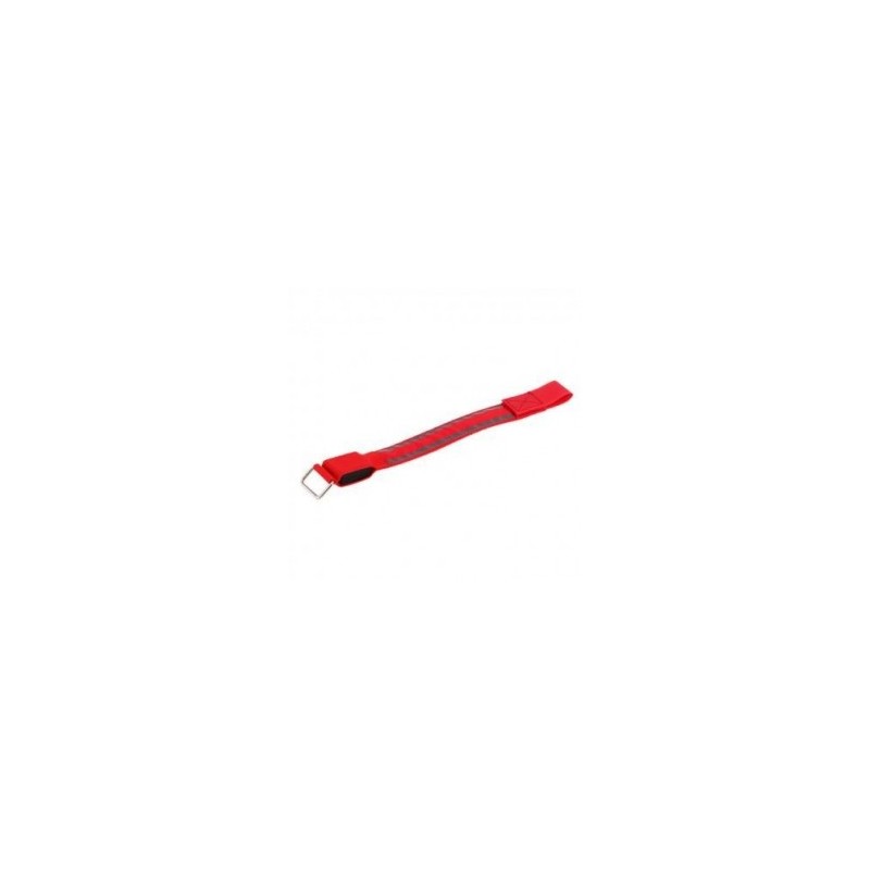 Brazalete Deportes Bike Seguridad LED reflectante correa de la empuñadura Snap Wrap Shine Brazalete Rojo