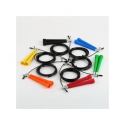 Acero de alta velocidad de alambre Skipping Skip Jump Rope cardio fitness Deportes EH