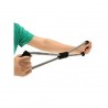 Bandas de resistencia ejercicio de yoga fitness Látex Tubo entrenamiento Pilates Gym Deportes gris y negro