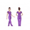 Estilo Coreano Deporte Fitness Yoga juegos artificiales Yoga Algodón (morado)