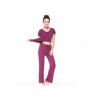 Estilo Coreano Deporte Fitness Yoga (Yoga Algodón Artificial) (marrón)