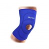 Durable Prácticamente elástico transpirable neopreno Deporte Soporte Rodilla Azul/Negro