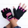 Deporte Ciclismo Gimnasio GYM mitad dedo de Guantes Halterofilia Ejercicio de Entrenamiento