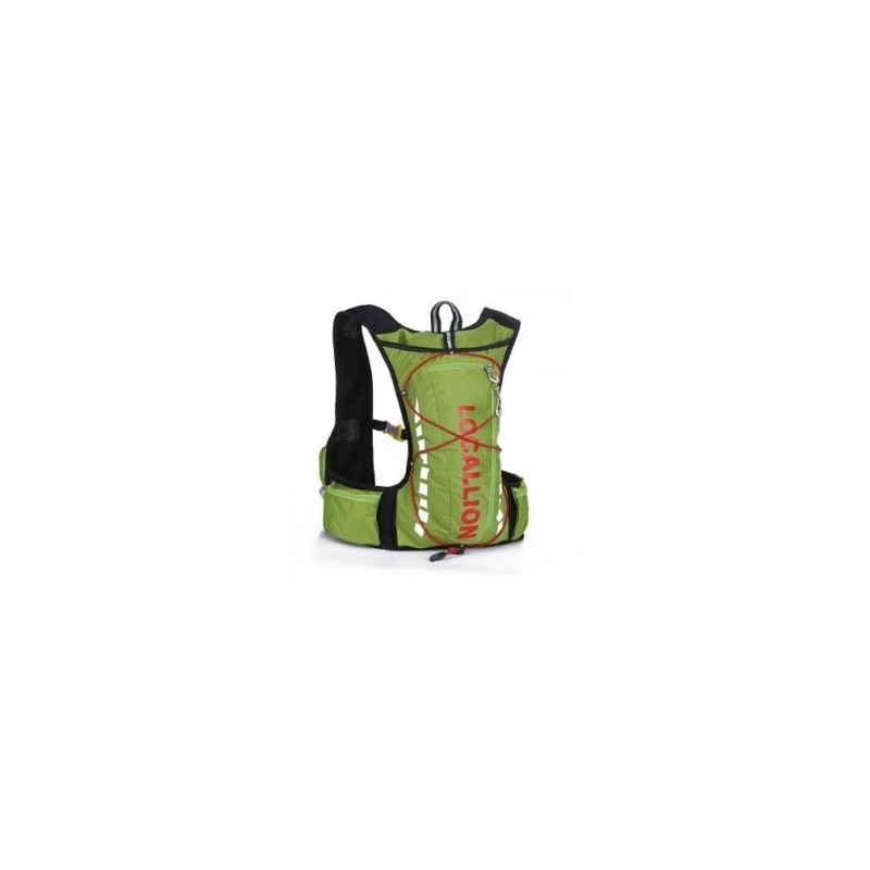 Multifunción Bolsa de deporte al aire libre a Caballo viajes de ocio Bolsa resistente al agua (verde rojo)