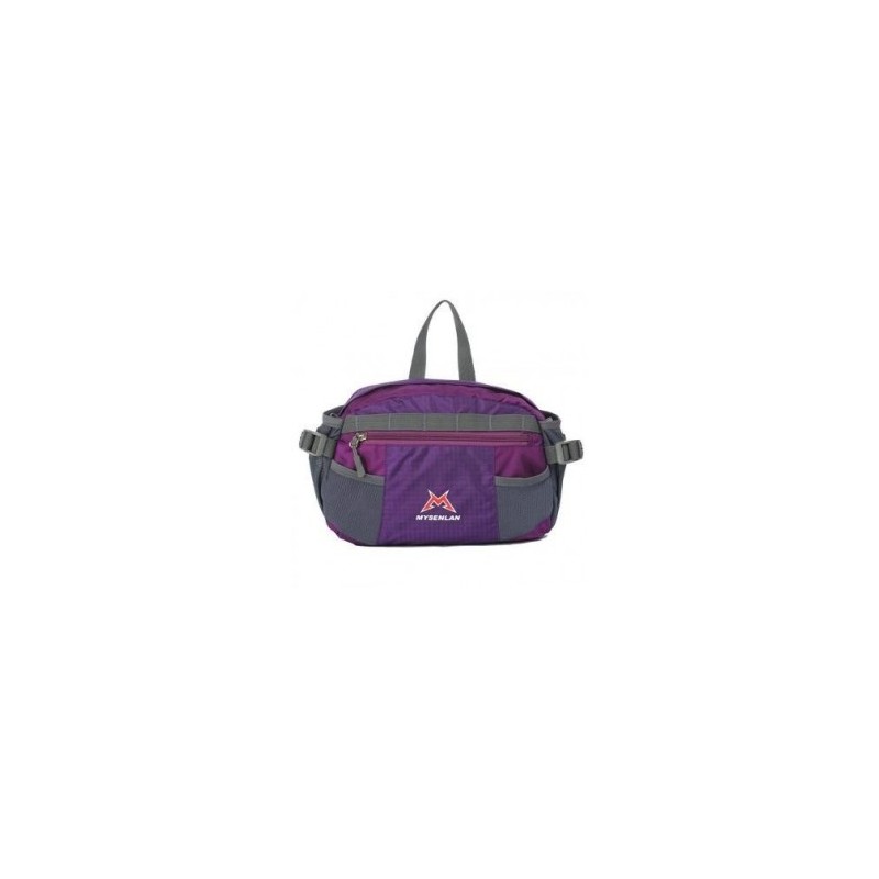 MYSENLAN Ciclismo Bolsa deporte al aire libre en la cintura (violeta)