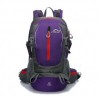 35L Moda Hombro ocio deportivo al aire libre a Caballo Bolsa Mochila Mochila Montañismo (morado)