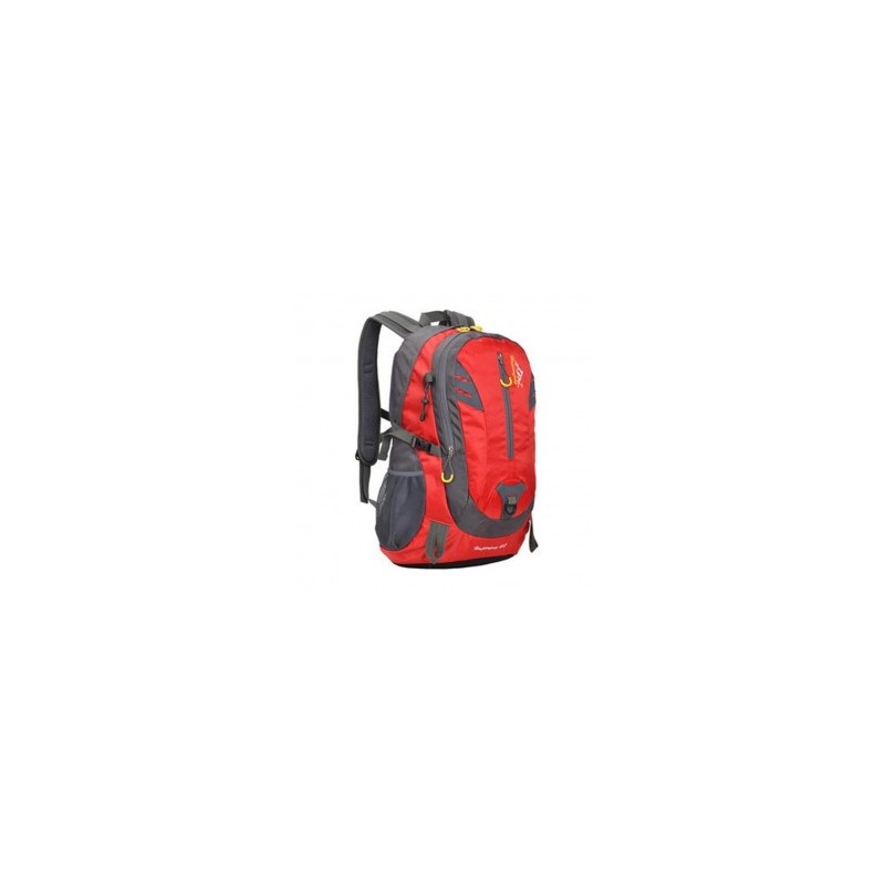 40L deportes al aire libre Senderismo Mochila Bolsa de viaje (rojo)