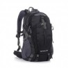Deportes al aire libre Senderismo Montañismo Bolsa Mochila (negro)