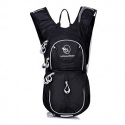 Deportes al aire libre Bicicleta de Montaña Equitación Equitación Mochila Bolsa de hombro (negro)