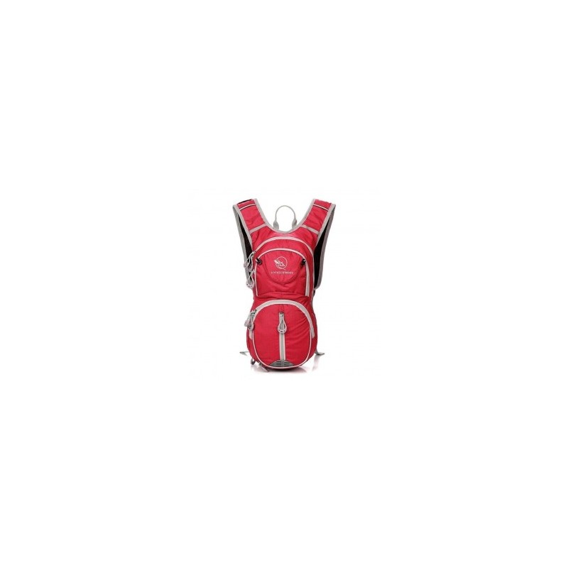 Deportes al aire libre Bicicleta de Montaña Equitación Equitación Mochila Bolsa de hombro (rojo)