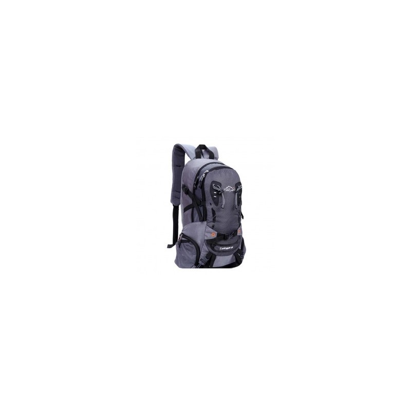 Gran capacidad Bolsa de deporte al aire libre senderismo a Caballo Mochila (gris)