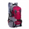 Gran capacidad Bolsa de deporte al aire libre Mochila senderismo a caballo (rojo oscuro)