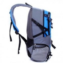 Gran capacidad Bolsa de deporte al aire libre senderismo a Caballo Mochila (azul)