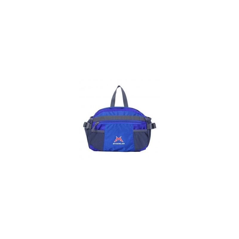 MYSENLAN Ciclismo Bolsa deporte al aire libre en la cintura (azul)