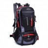 Moda 40L Mochila Senderismo viajes ocasionales Mochila Bolsa de deporte al aire libre (rojo)