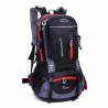 Moda 40L Mochila Senderismo viajes ocasionales Mochila Bolsa de deporte al aire libre (rojo)