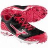 Spike Metal Mizuno 9 Classic 7 Negro Rojo 28.5