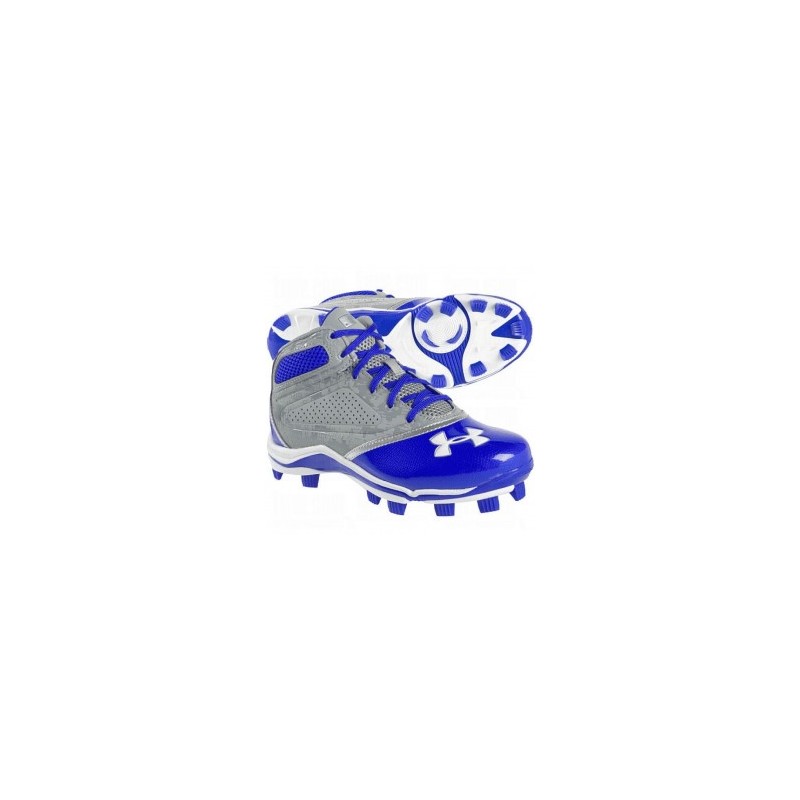 Spikes Under Armour 2013 Tpu Mid Gris Azul 27.5