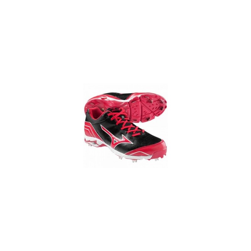Spike Metal Mizuno 9 Classic 7 Negro Rojo 28