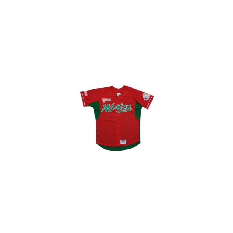 Camisola Probeis Mexico Serie del caribe Rojo
