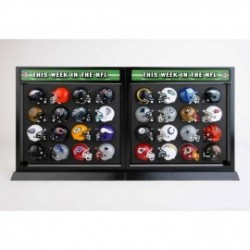 Exhibidor Match Up Set Incluye 32 cascos Riddell