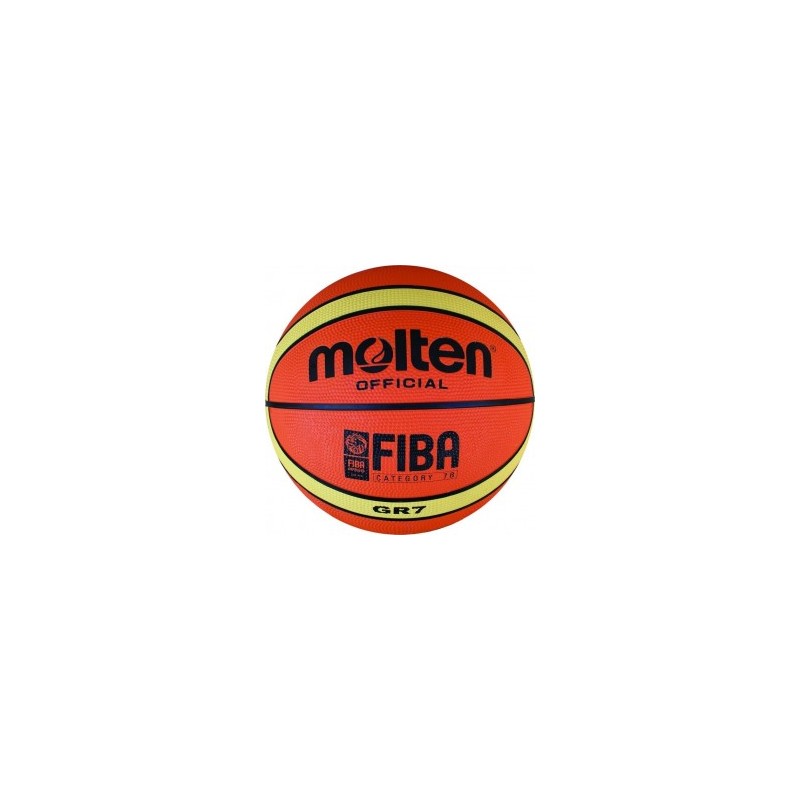 Bálon Basquetbol Hule Natural Molten GIUGIARO 7 - Naranja