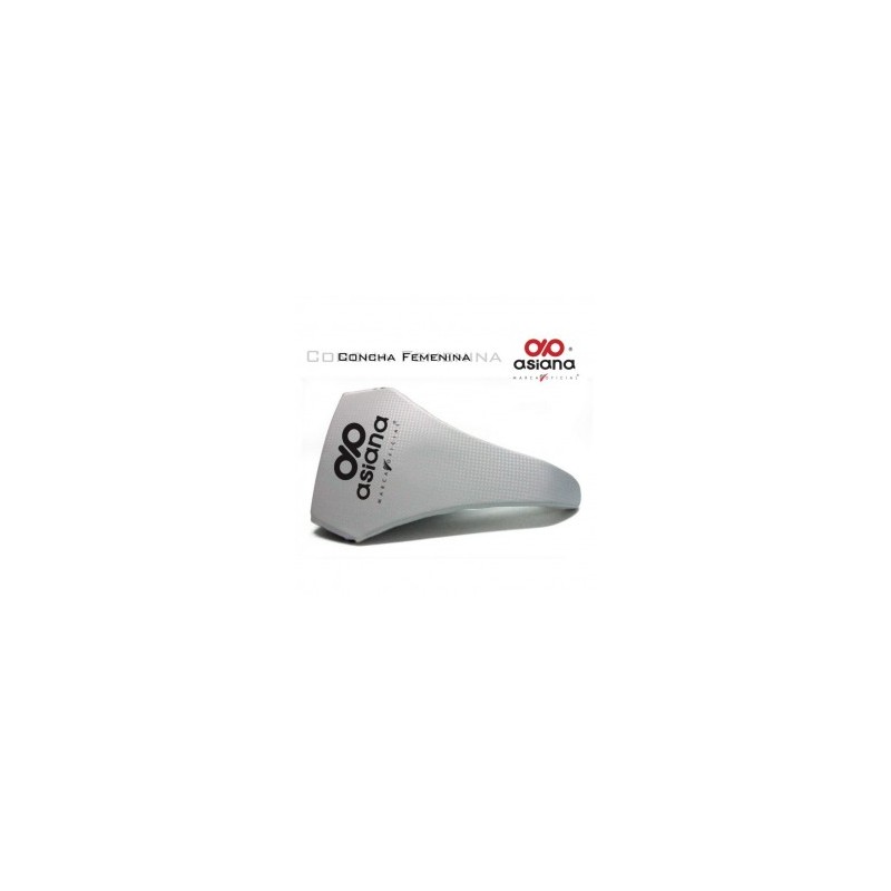 Concha Femenina Completa Asianna Para Entrenamientos De Artes Marciales AS-247 XL - Blanco