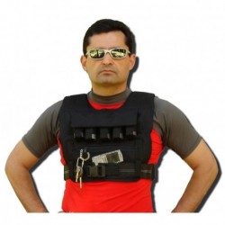 Chaleco Lastrado 8kg Peso Variable MAP-Negro