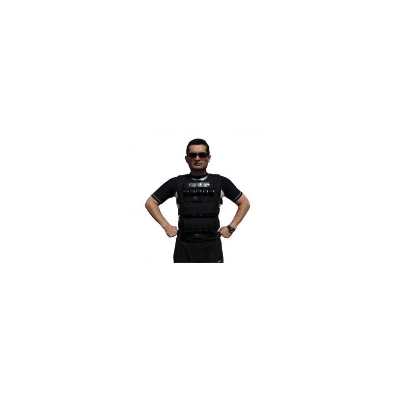Chaleco Lastrado 21kg Peso Variable MAP-Negro