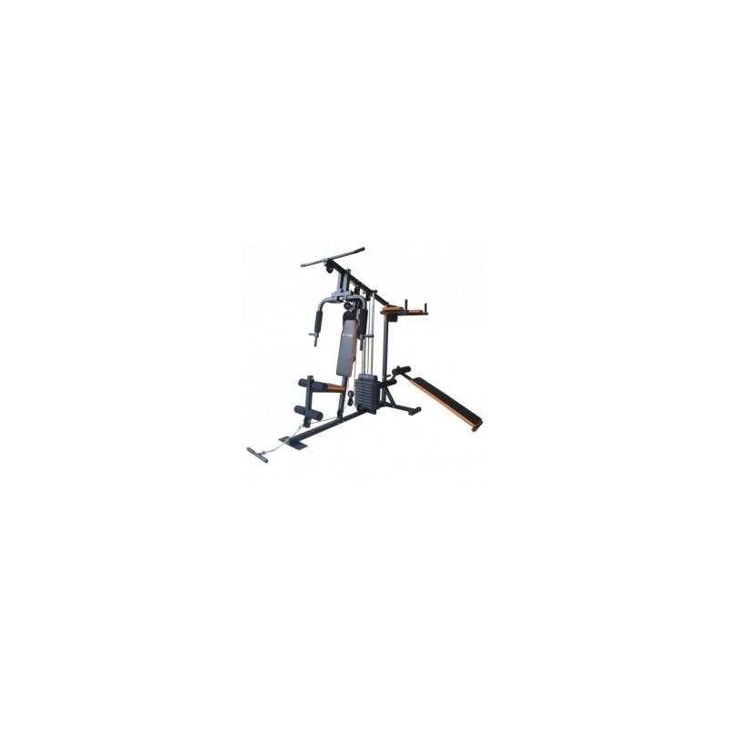 Gimnasio fitness station SA-3650F De 3 Estaciones C/Pesas Total De 150 Lbs - Multicolor