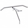 Soporte Para Costal Con Barra y Swivel Metalicon 6235 Metalico -Plata