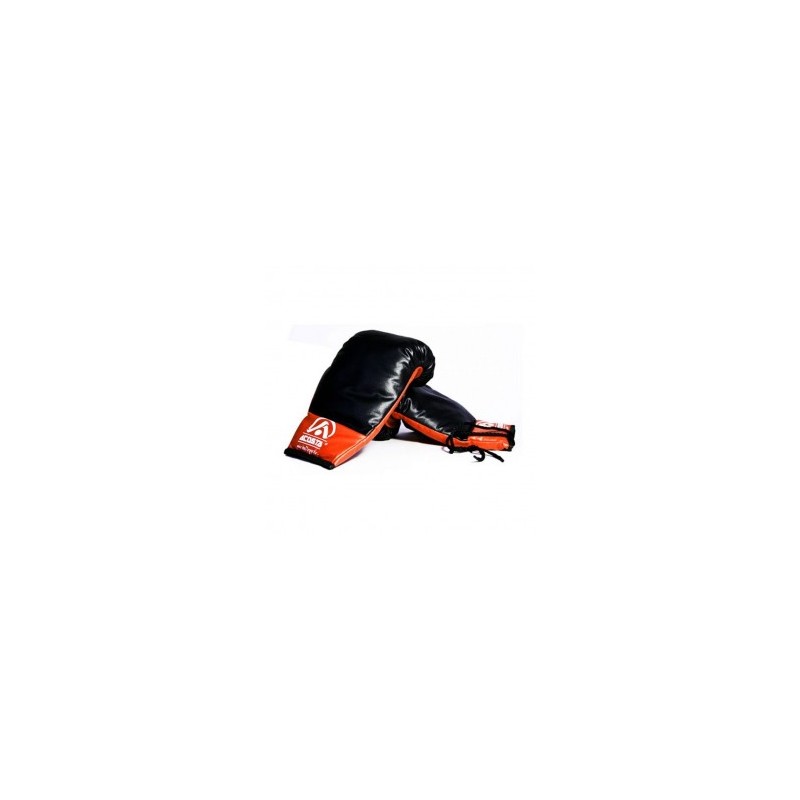Guantes para Box Acosta Juveniles-Negro con naranja